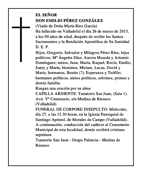 Don Emilio Pérez González