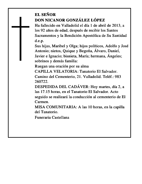 Don Nicanor González López