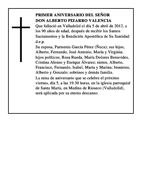 Don Alberto Pizarro Valencia