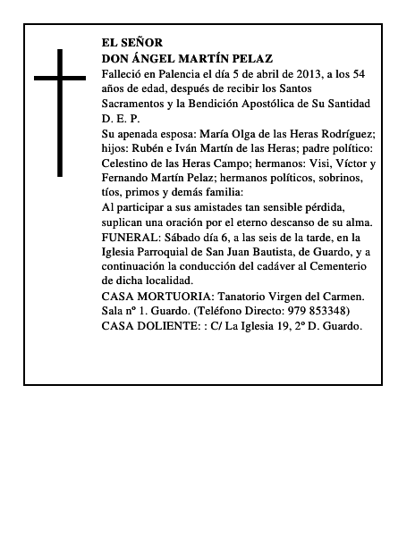 Don Ángel Martín Pelaz