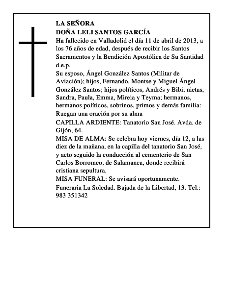 Doña Leli Santos García