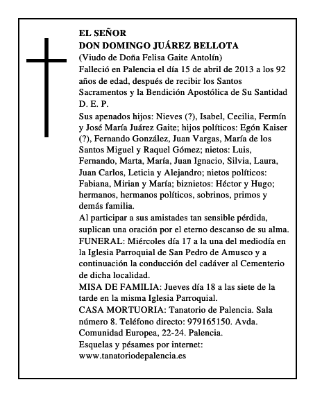Don Domingo Juárez Bellota