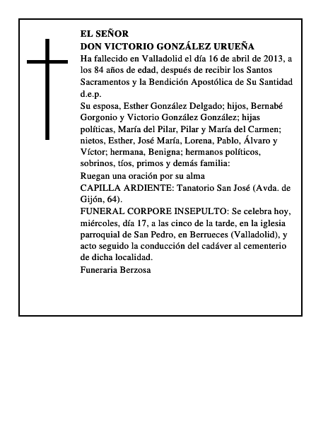 Don Victorio González Urueña