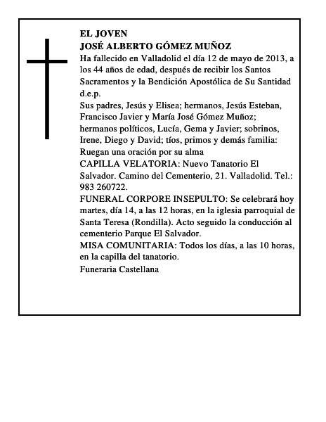 José Alberto Gómez Muñoz
