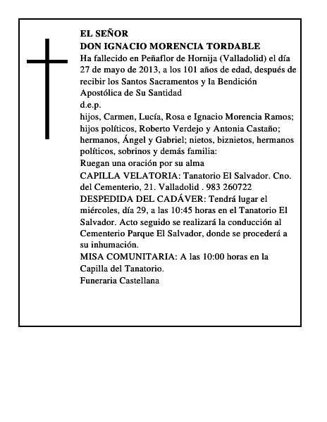 Don Ignacio Morencia Tordable