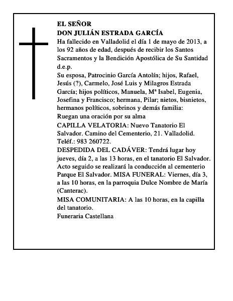 Don Julián Estrada García
