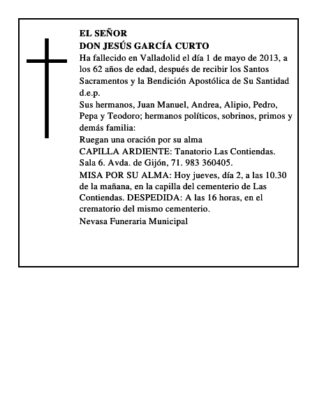 Don Jesús García Curto