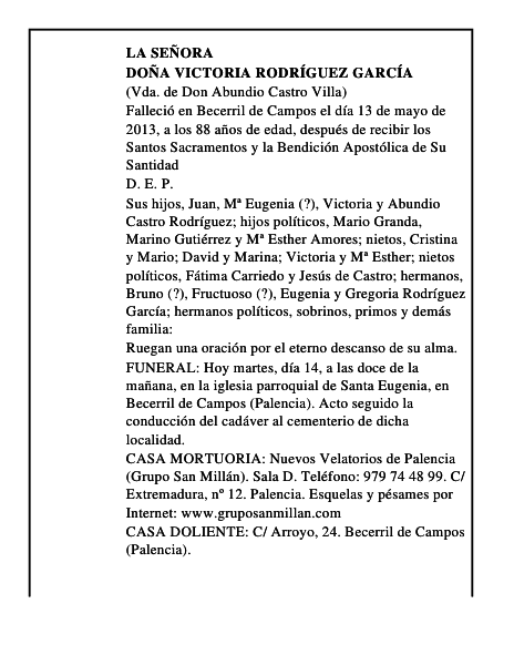 Doña Victoria Rodríguez García