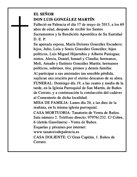 Don Luis González Martín