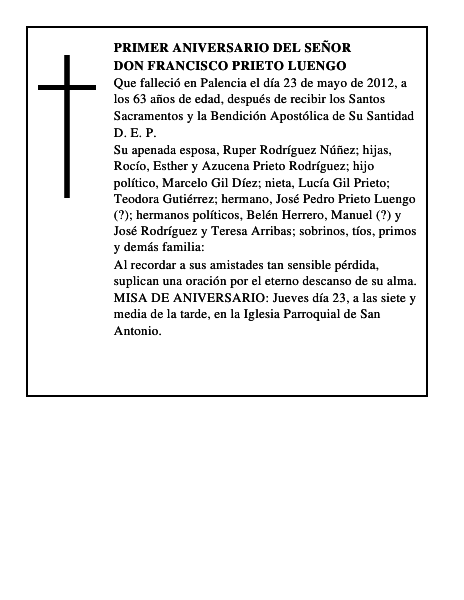 Don Francisco Prieto Luengo