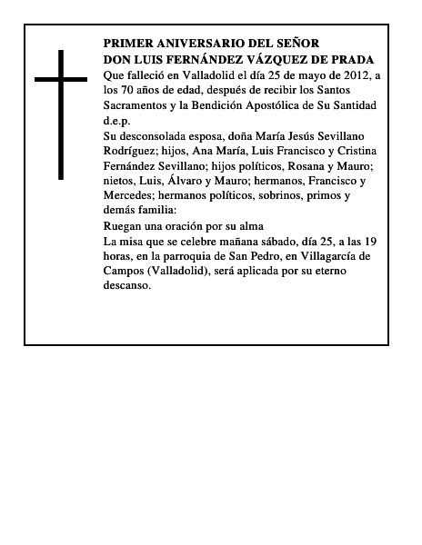 Don Luis Fernández Vázquez de Prada