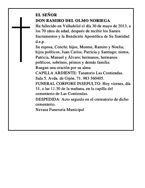 Don Ramiro del Olmo Noriega