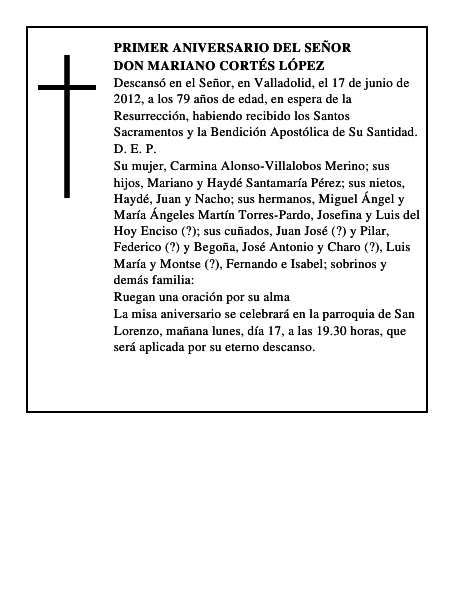 Don Mariano Cortés López