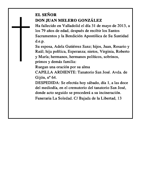 Don Juan Melero González