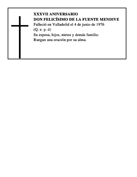 Don Felicísimo de la Fuente Mendive