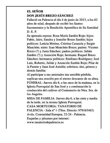 Don Jesús Brezo Sánchez