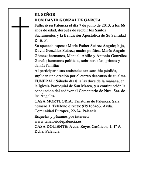 Don David González García