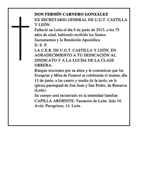 Don Fermín Carnero González