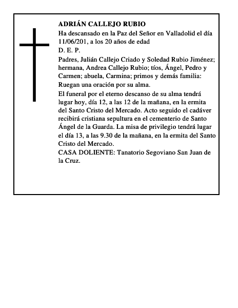 Adrián Callejo Rubio