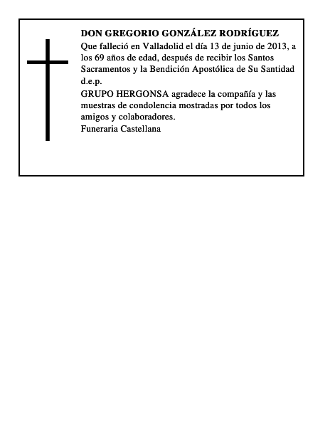 Don Gregorio González Rodríguez