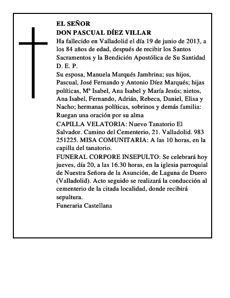 Don Pascual Díez Villar