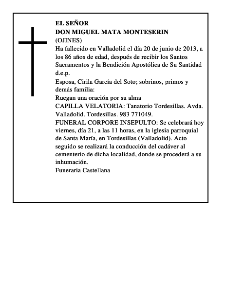 Don Miguel Mata Monteserin