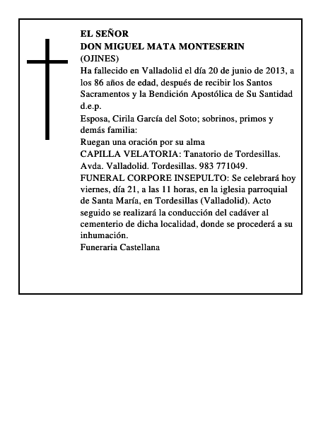 Don Miguel Mata Monteserin