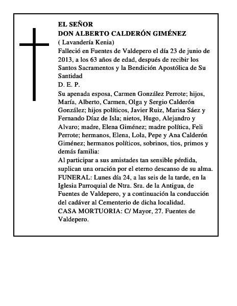 Don Alberto Calderón Giménez