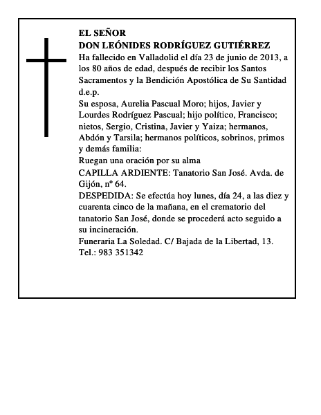 Don Leónides Rodríguez Gutiérrez