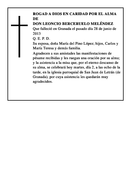 Don Leoncio Berceruelo Meléndez