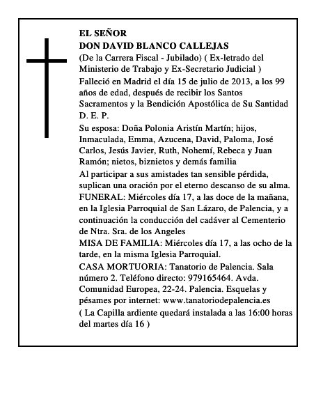 Don David Blanco Callejas