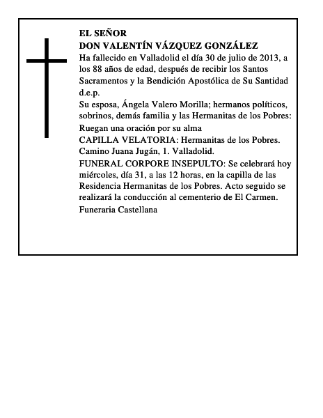 Don Valentín Vázquez González