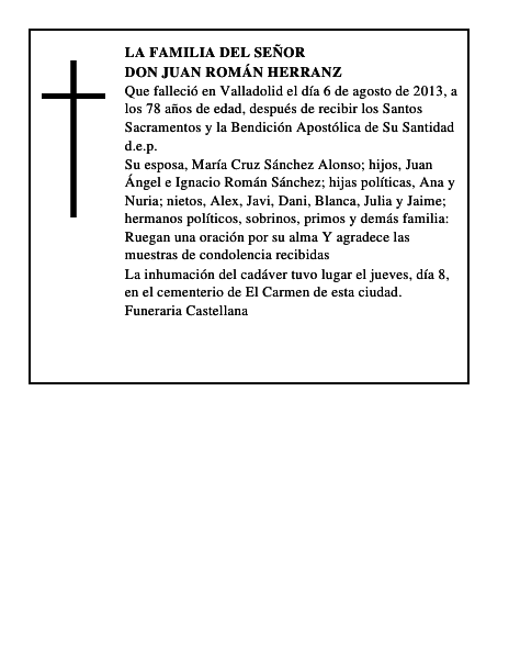 Don Juan Román Herranz