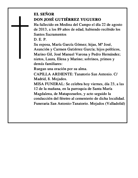 Don José Gutiérrez Yuguero