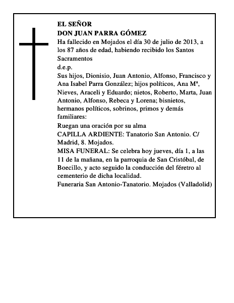 Don Juan Parra Gómez
