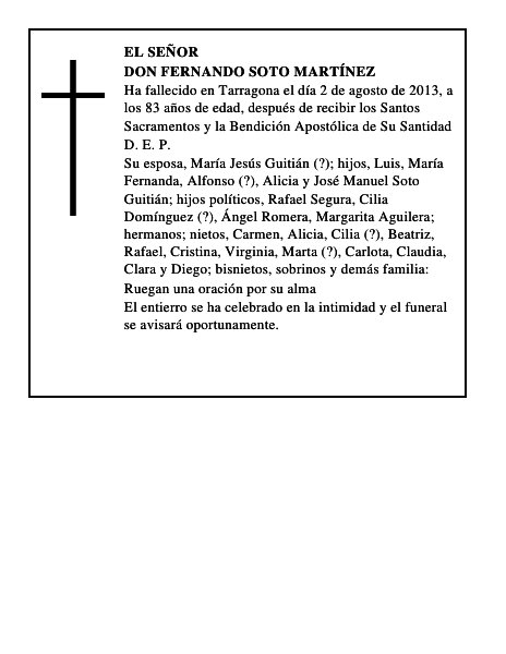 Don Fernando Soto Martínez