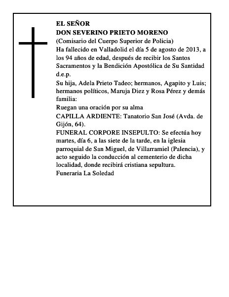 Don Severino Prieto Moreno