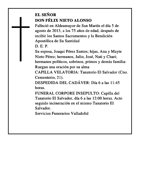 Don Félix Nieto Alonso
