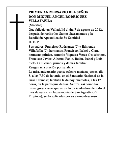 Don Miguel Ángel Rodríguez Villafáfila