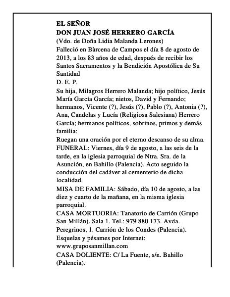 Don Juan José Herrero García