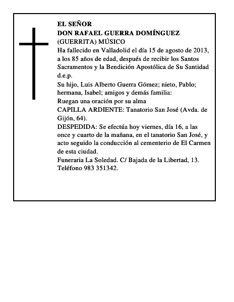 Don Rafael Guerra Domínguez