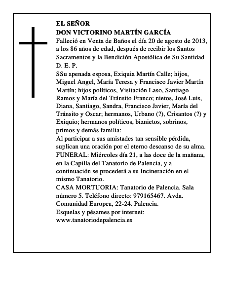 Don Victorino Martín García