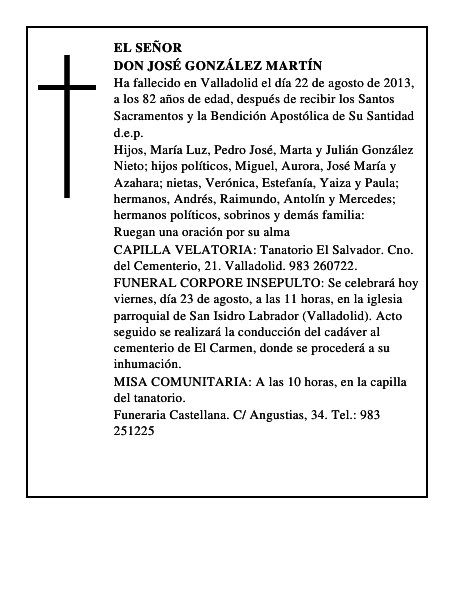 Don José González Martín