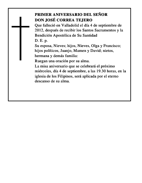 Don José Correa Tejero