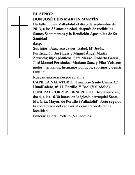 Don José Luis Martín Martín