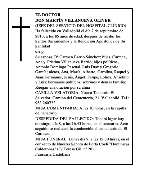 Don Martín Villanueva Oliver
