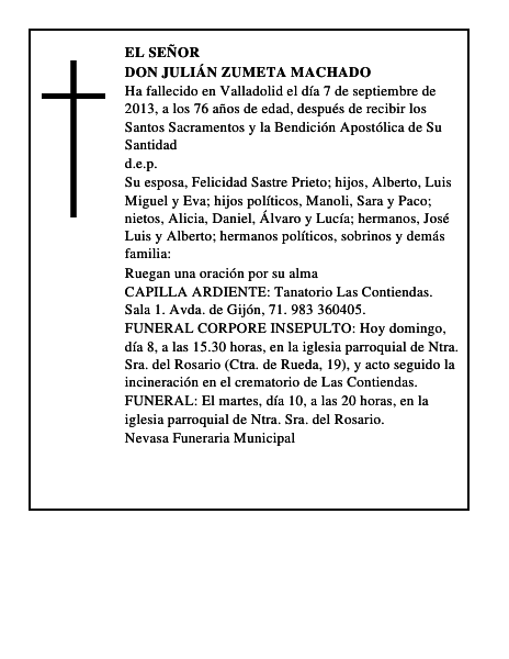 Don Julián Zumeta Machado