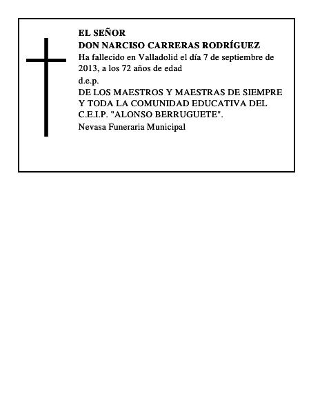 Don Narciso Carreras Rodríguez