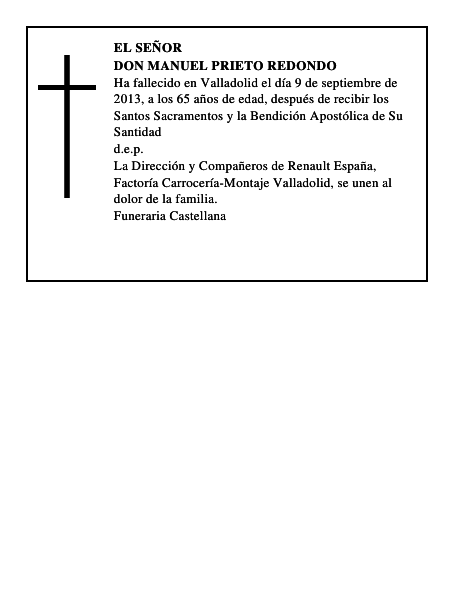 Don Manuel Prieto Redondo