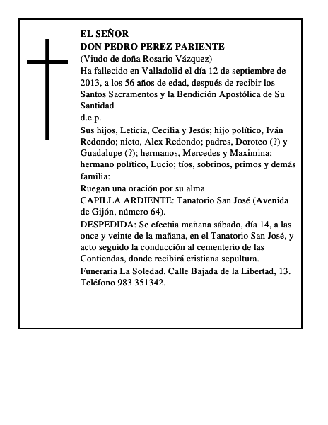 Don Pedro Perez Pariente